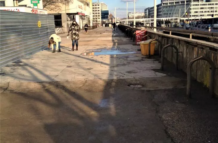 widok na esplanadę