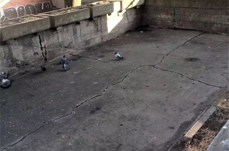 remont uwzględnia rozbiórkę fragmentu płyty
