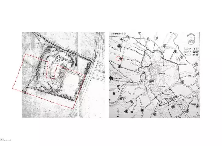 architekci w projekcie wykorzystali pozostałości fortu