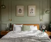 Olive bedroom