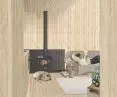 Living area of the house in Paplin