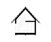 House in Paplin, cross-section