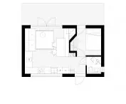 House in Paplin, first floor plan