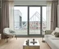 Living room with a view of Gdansk