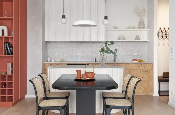 Kitchen with dining area