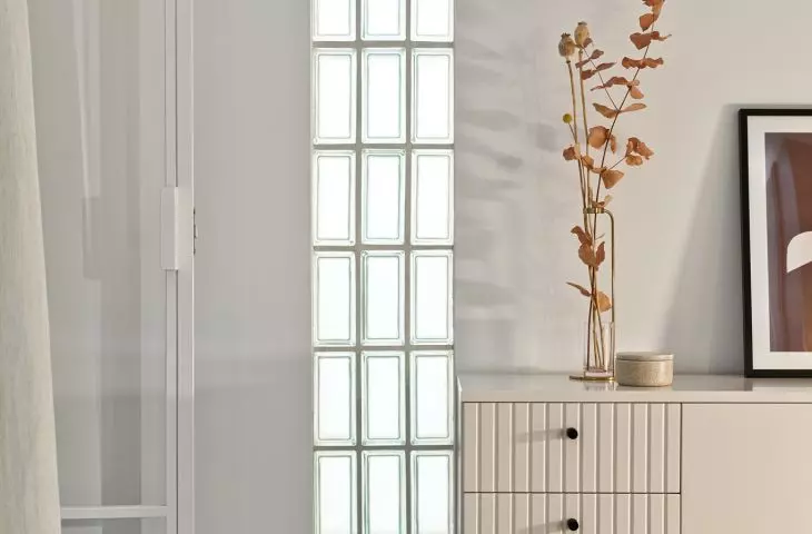 Luxafers illuminate the interior