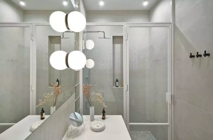 Spacious shower