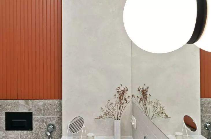 White and terracotta