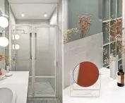 Interior of a bathroom in a Gdansk apartment