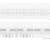 facades of residential buildings