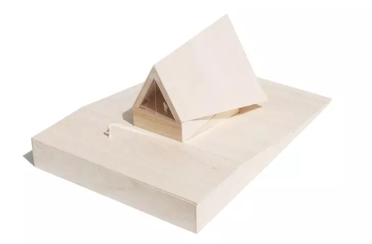 Model of one of the houses