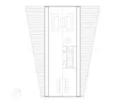 Attic projection of one of the houses