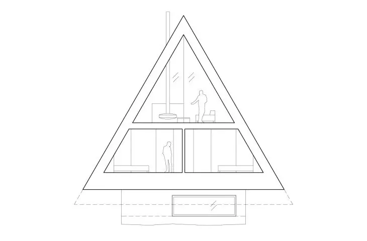 Podhale House, cross-section