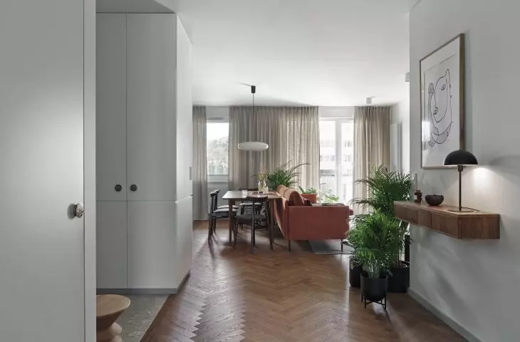 Mieszkanie w stylu mid-century modern