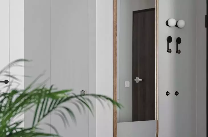 Strefa wejściowa z dużym lustrem