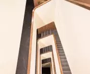 The staircase in the Bath Park Residence