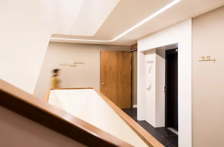 signage integrated with architecture