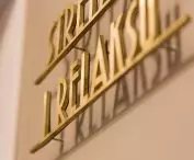 detail of fitness and relaxation area signage