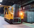 Glass production at Pilkington factories