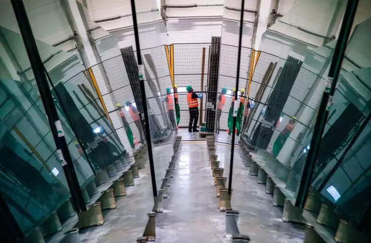 Produkcja szkła w fabrykach Pilkington