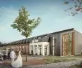 Wedding house in former carriage house