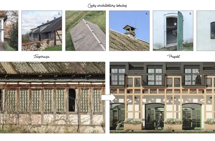 Architektura starej powozowni 