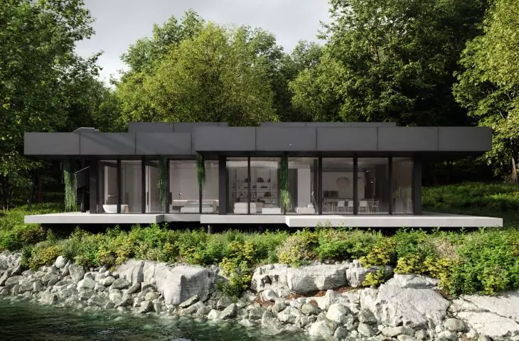 Organic Shelter by the Lake