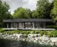 Organic Shelter nad jeziorem