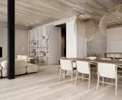 Organic Shelter, the open space of the living area