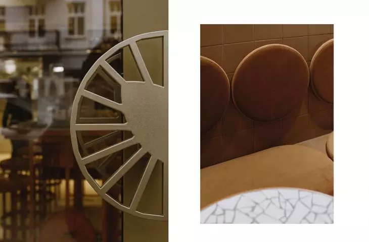 Round forms referring to modernism