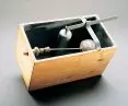 The first wooden-lead toilet cistern by Gebert brand