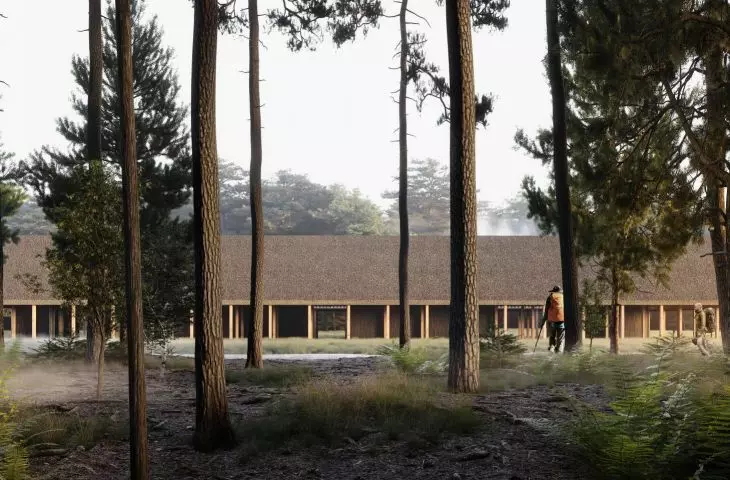 Great Kemeri Bog Visitor Centre Competition, designed by FALA architecture + Blok Studio
