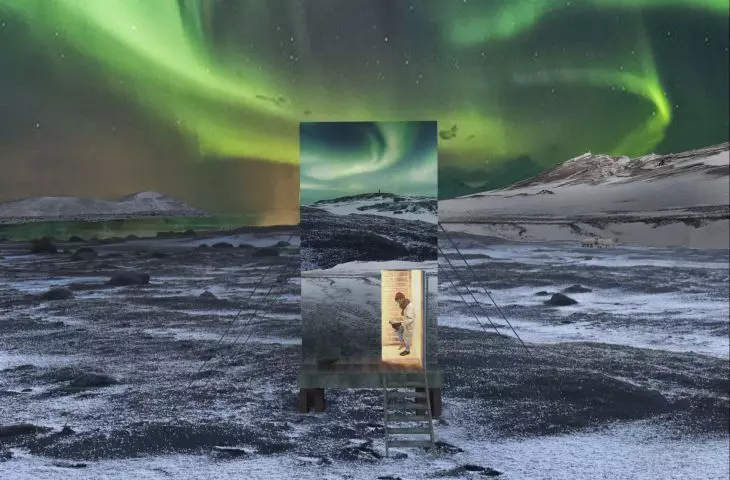 Iceland Northern Lights Rooms Competition, designed by FALA architecture.