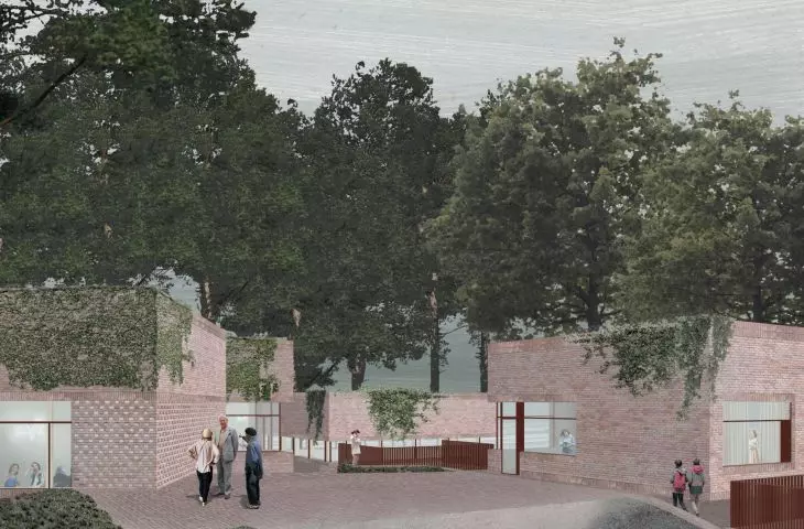 konkurs na Centrum Inicjatyw Kulturalnych w Komorowie, projekt: FALA architektura