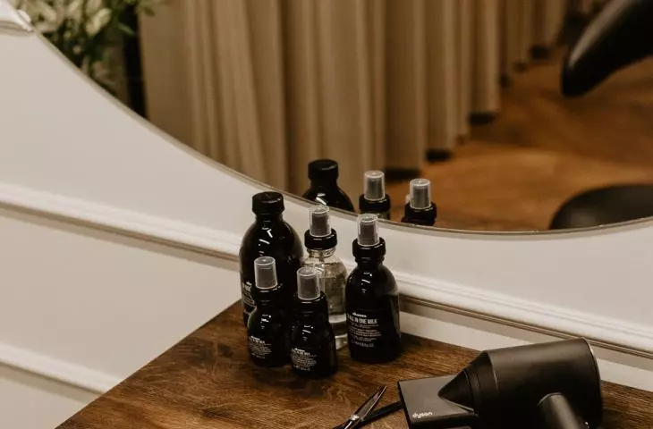 Hairdresser's work space