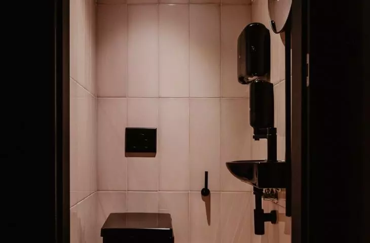 Pink bathroom