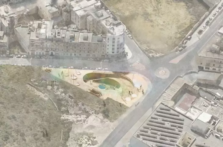 Malta Protolerance Center, bird's eye view