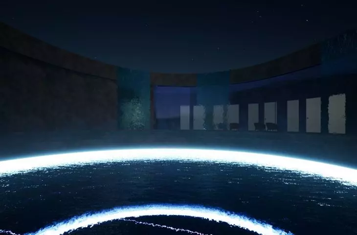 Courtyard lighting