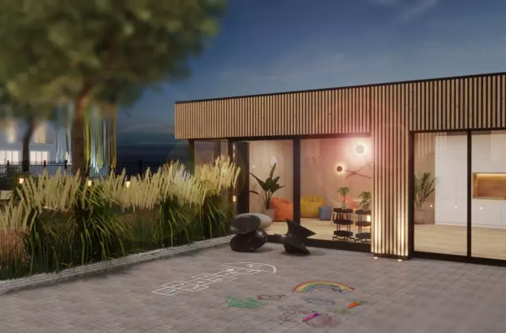 Educational pavilion of the Foundation We Give Children Strength