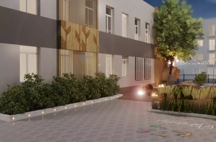 Educational garden at the Foundation We Give Children Strength