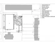 Educational garden and pavilion, projection 
