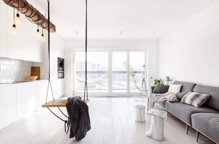 Apartament z widokiem na Warszawę