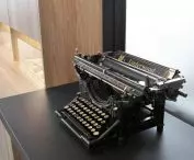 One of the antique typewriters