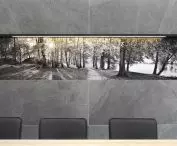 Landscape photography in the office interior by Havel Prado and AMJ studio