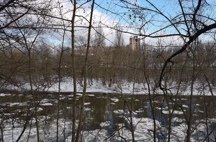 Widok na północny fragment Ostrowa Tumskiego. 