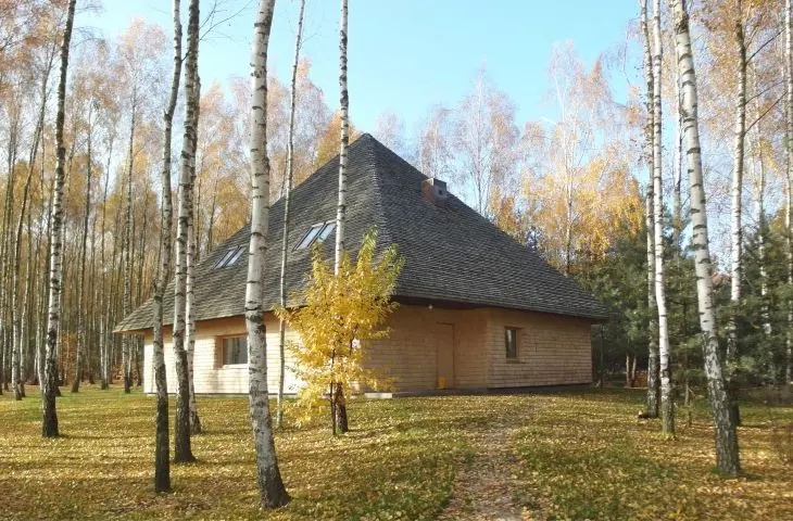 Mushroom House is located near Lodz