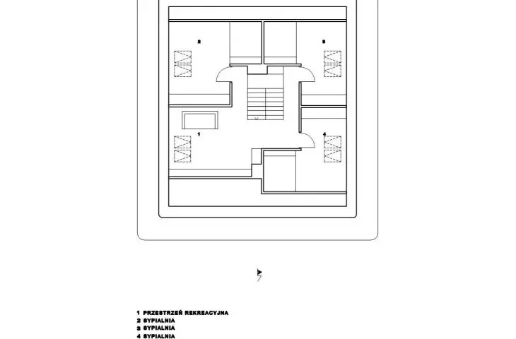 House Mushroom, attic plan