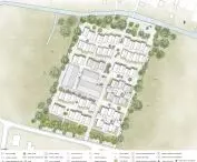 Inclusive housing development for seniors, space development plan