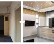 View of the office after renovation and adaptation