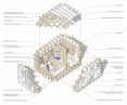 Modular Housing Unit, aksonometria